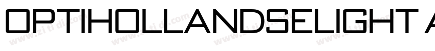 OPTIHollandseLight A字体转换